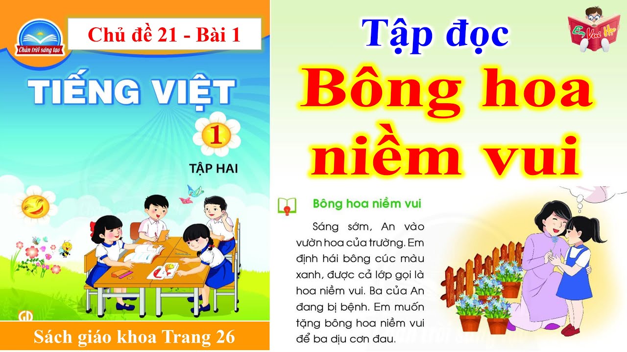 Truyện đọc: Bông hoa niềm vui | Tiếng Việt 1, tập 2 | Chân trời sáng tạo