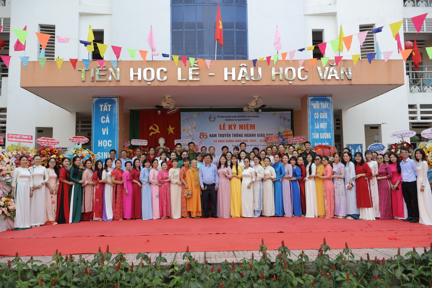 Trường TH Tam Phước 1: Lễ khai giảng đặc biệt năm học 2025-2026.