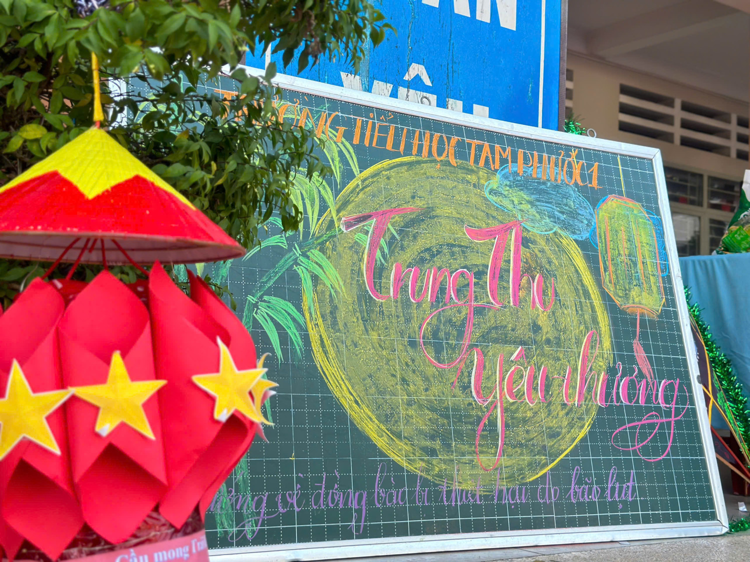 Trường Tiểu học Tam Phước 1: Ấm áp Ngày hội Trăng Rằm 2025 – Lan tỏa Yêu thương và Tinh thần “Lá lành đùm lá rách”